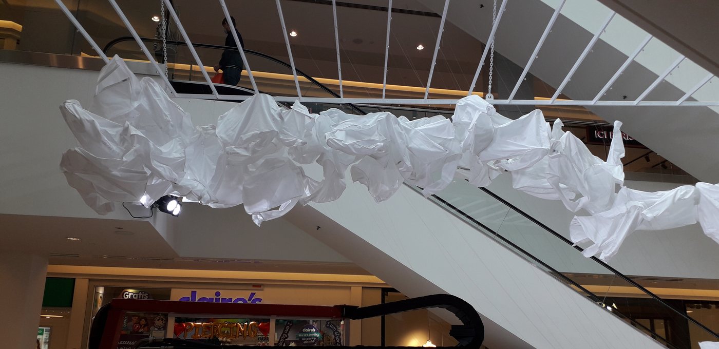 Textielinstallatie in Wijnegem