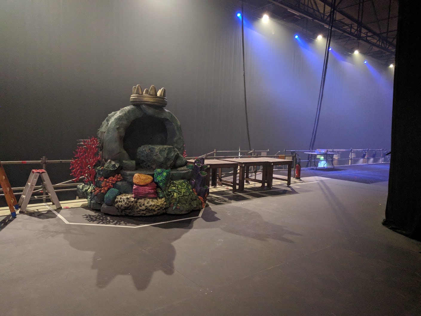 Cast waiting in the wings