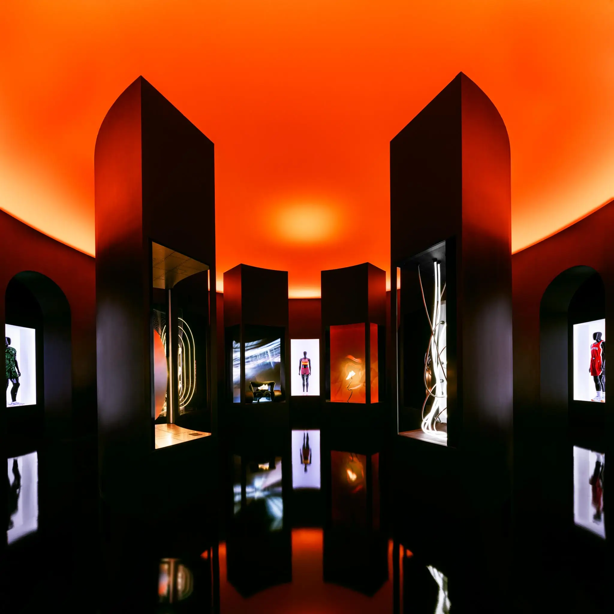 The sculpture gallery