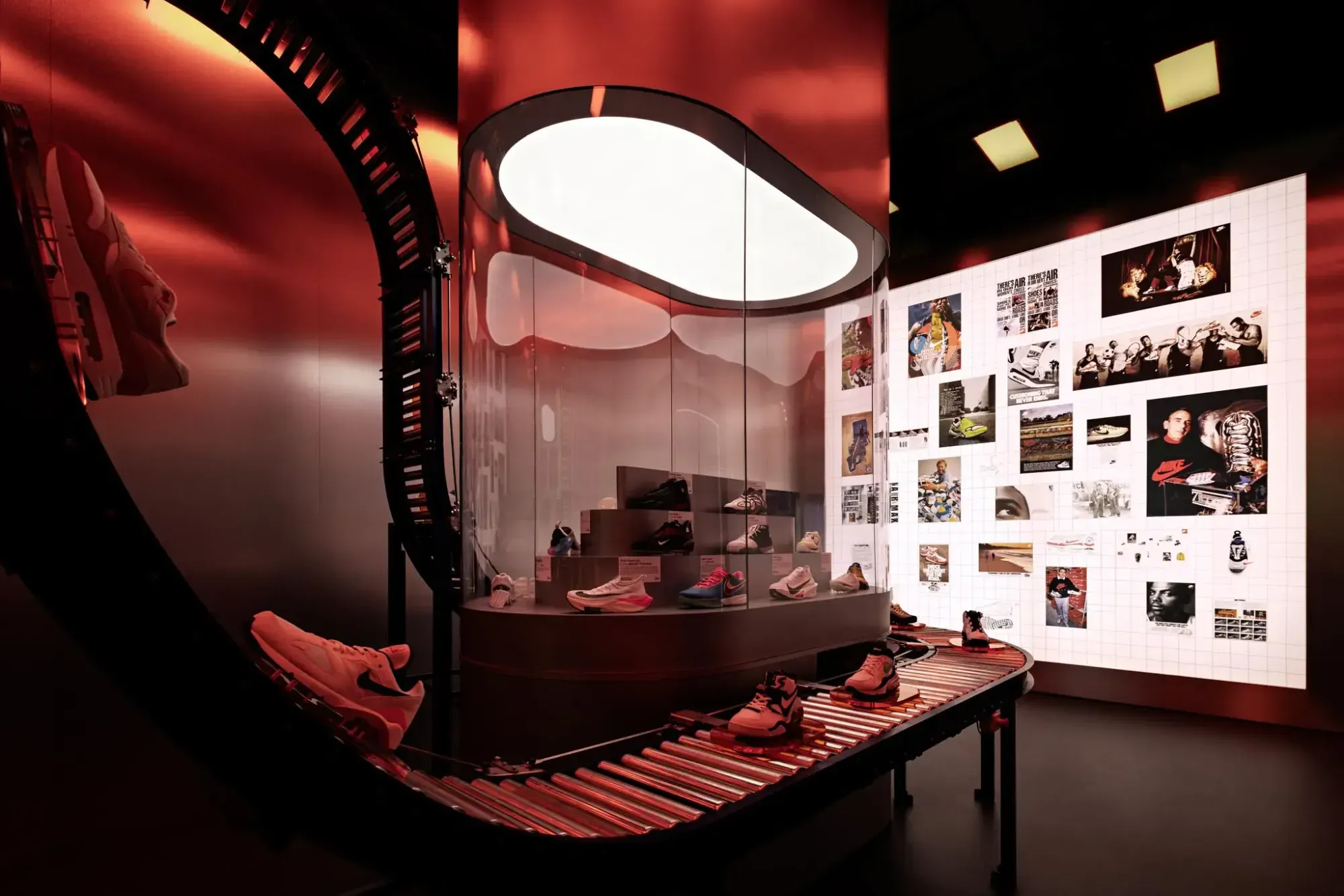 The track inside the installation